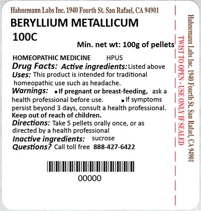 Beryllium Metallicum 100c 100g (Beryllium Metallicum 100c 100g)